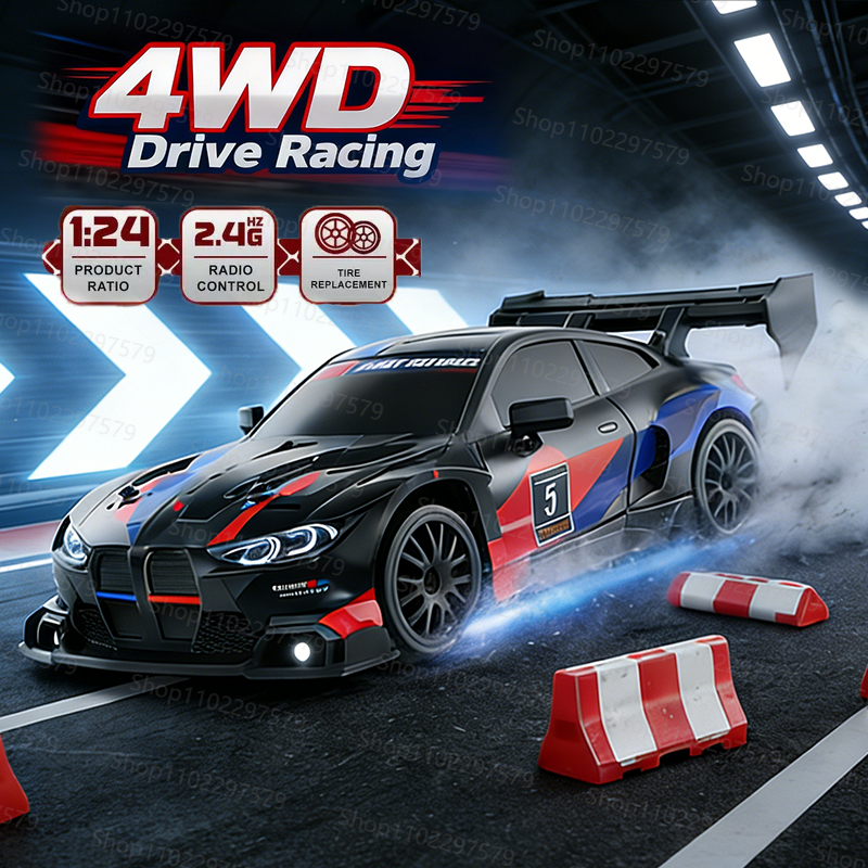 Car Accessories For Night Driving - Stunt RC Drift Cars 1:24 Scale
