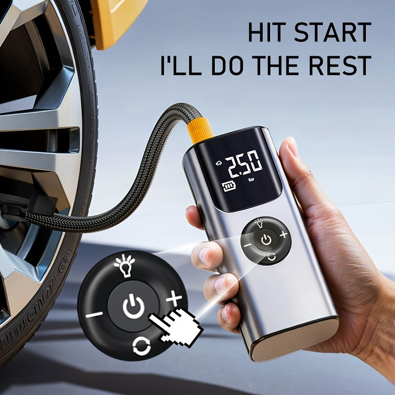 Portable Car Air Pump Tire Inf - Car Portable Tire Inflator incelemesi ve fiyatı