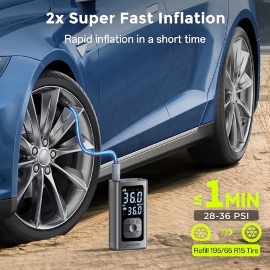 Tire Inflator Portable Air Com - Car Portable Tire Inflator incelemesi ve fiyatı