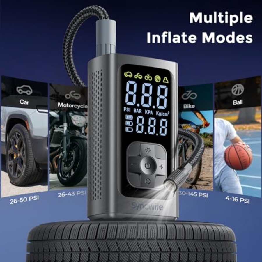 Tire Inflator Portable Air Com - Car Portable Tire Inflator incelemesi ve fiyatı