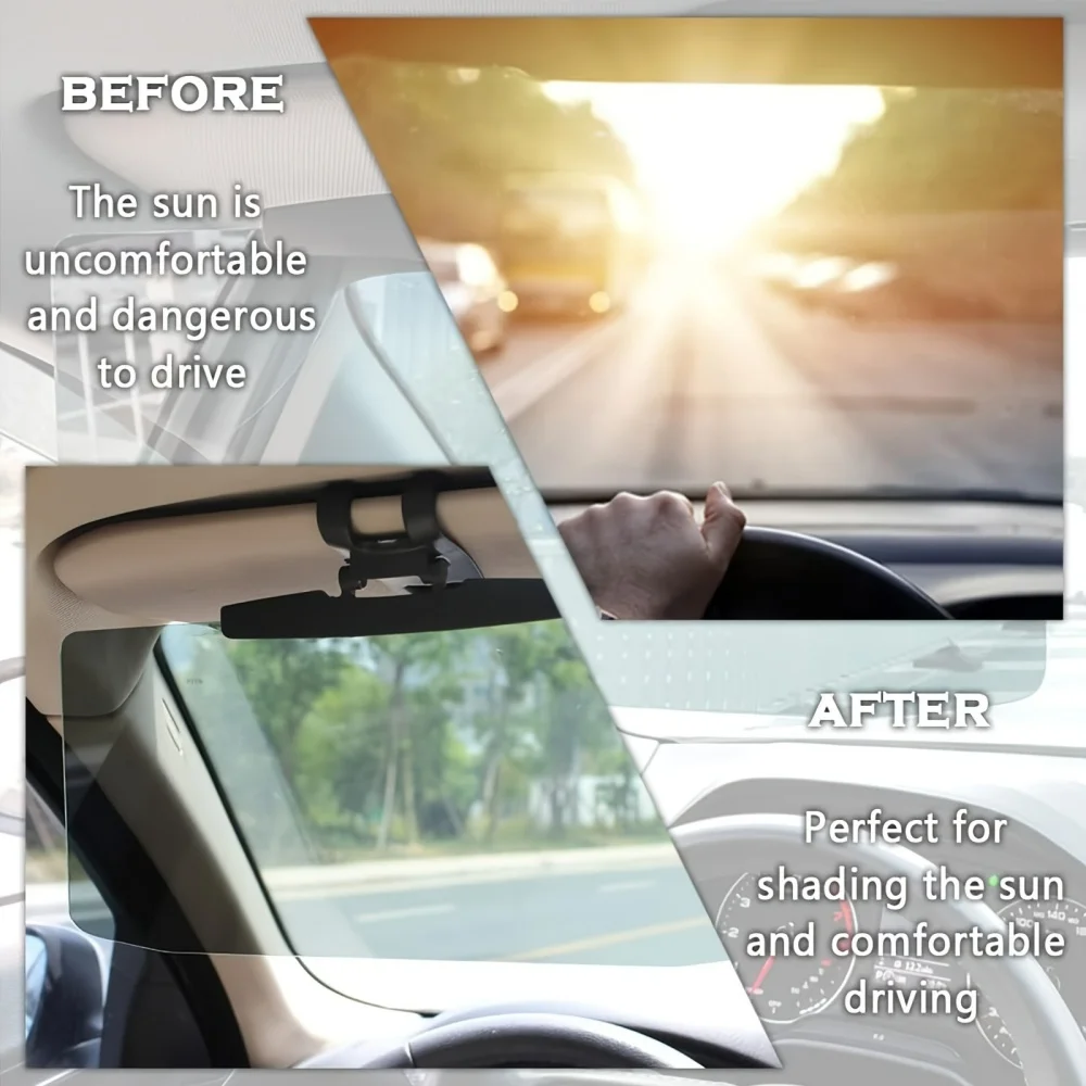 Foldable Car Sun Visor HD Anti - Car Accessories For Night Driving incelemesi ve fiyatı