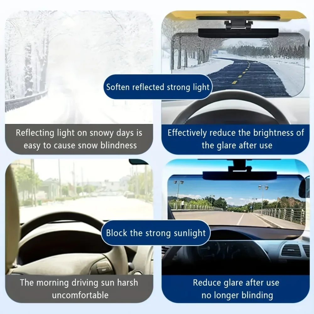 Foldable Car Sun Visor HD Anti - Car Accessories For Night Driving incelemesi ve fiyatı