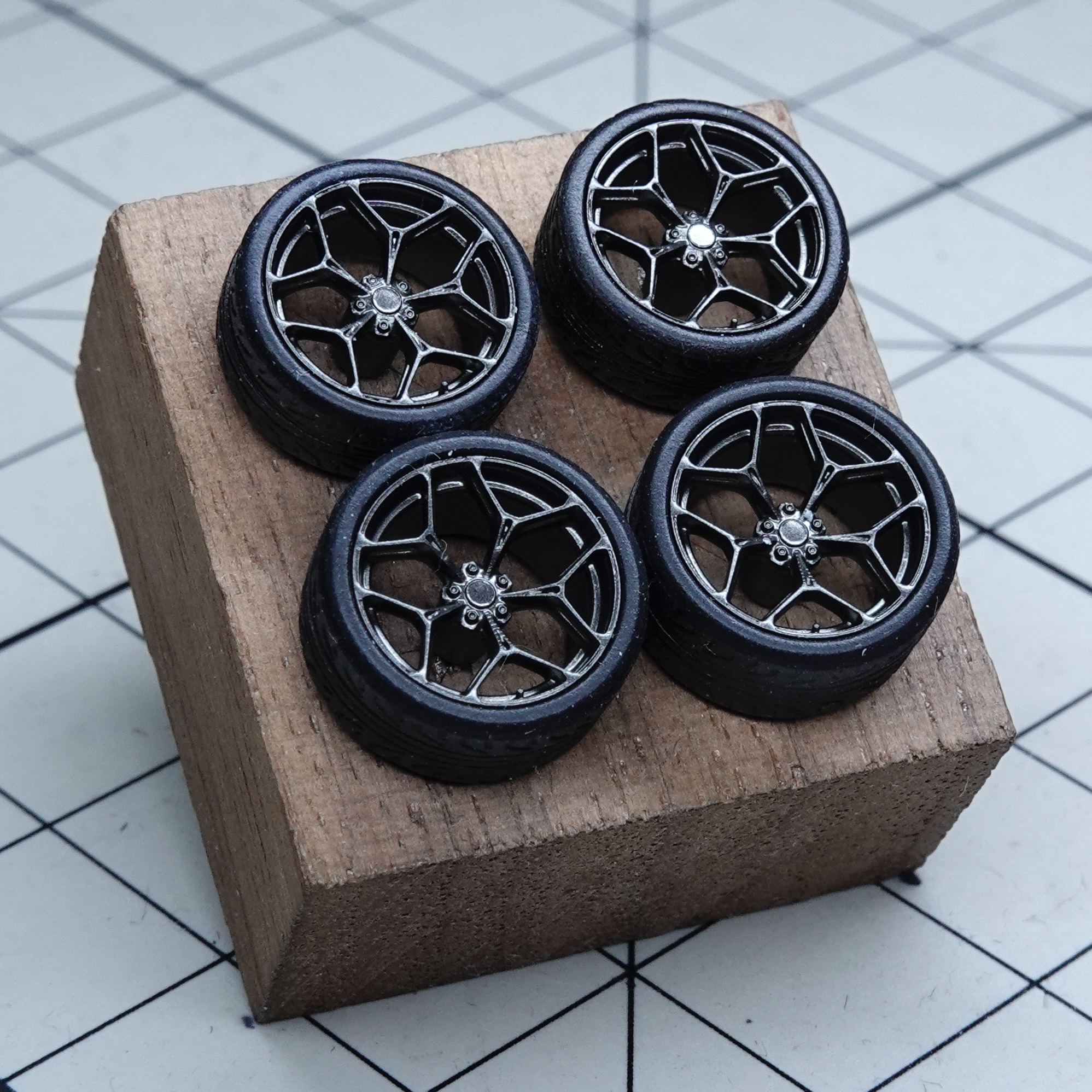 PuffStudio_1/64 Scale Wheels 8 - Car Accessories Gifts incelemesi ve fiyatı