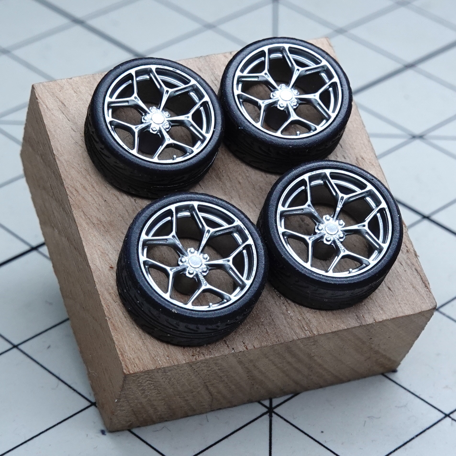 PuffStudio_1/64 Scale Wheels 8 - Car Accessories Gifts incelemesi ve fiyatı