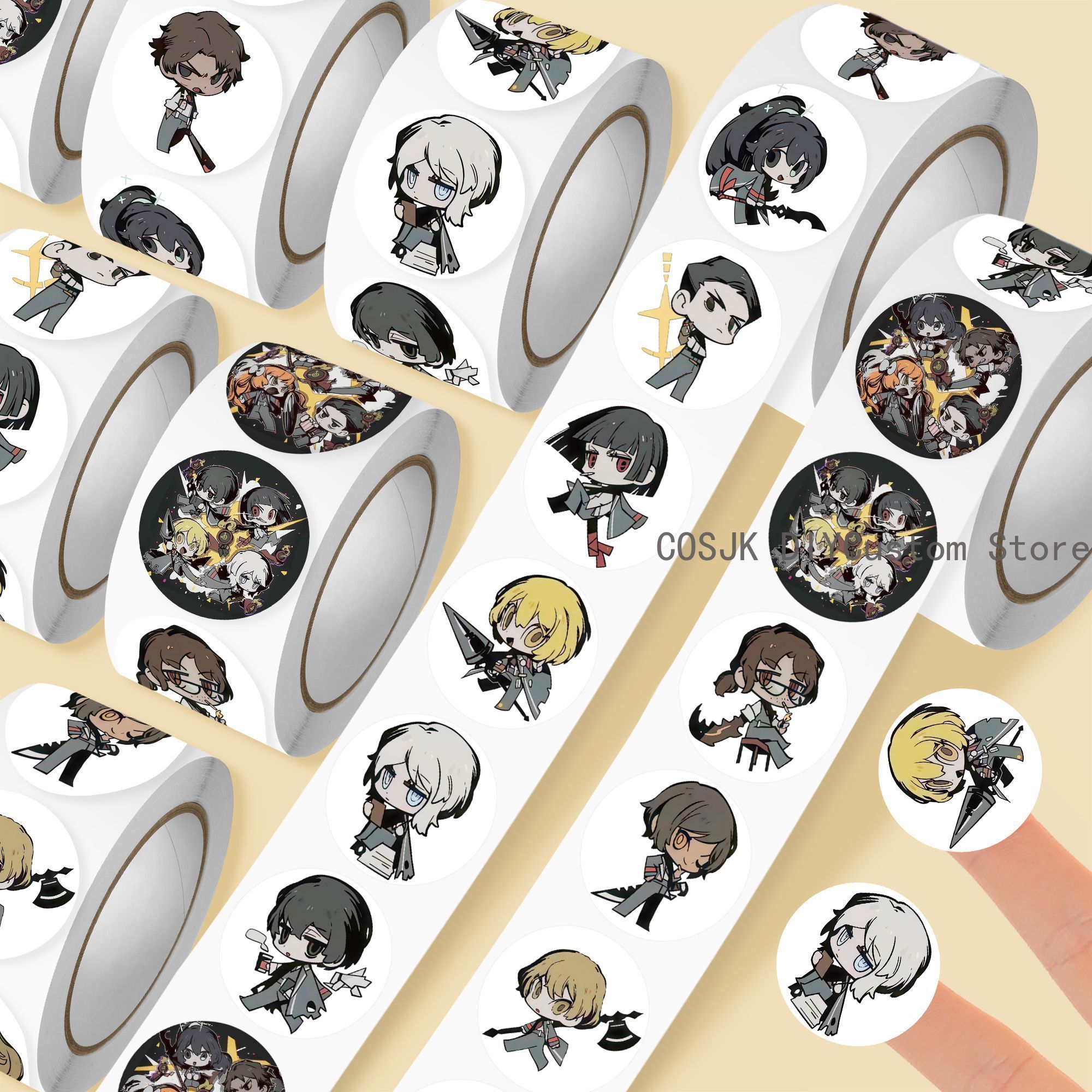 500Pc/Roll Anime Limbus Compan - Car Accessories Gifts incelemesi ve fiyatı