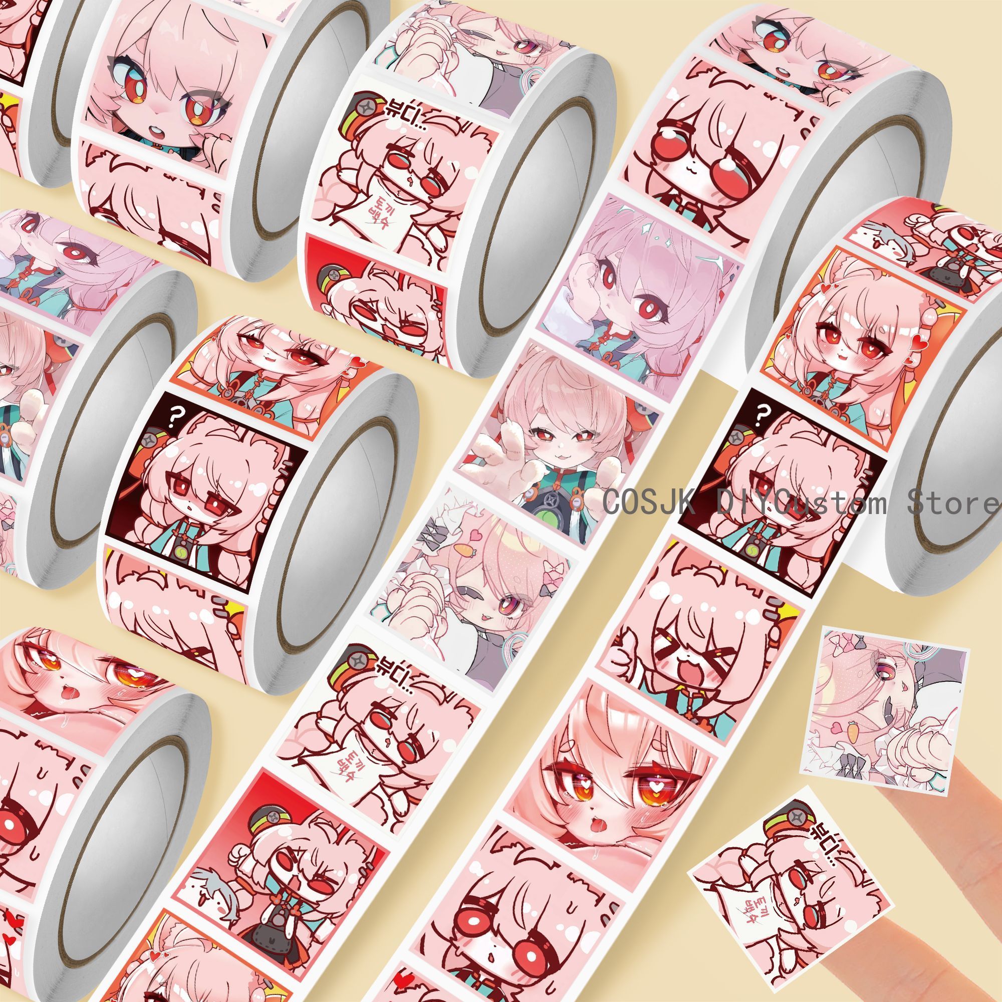 500Pc/Roll Anime Zenless Zone  - Car Accessories Gifts incelemesi ve fiyatı