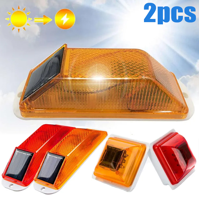 2Pcs Solar Strobe Warning Ligh - Car Accessories For Night Driving incelemesi ve fiyatı