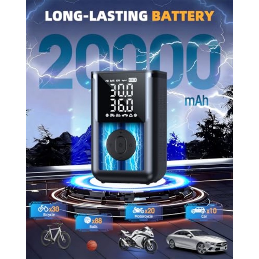 Tire Inflator Portable Air Com - Car Portable Tire Inflator incelemesi ve fiyatı