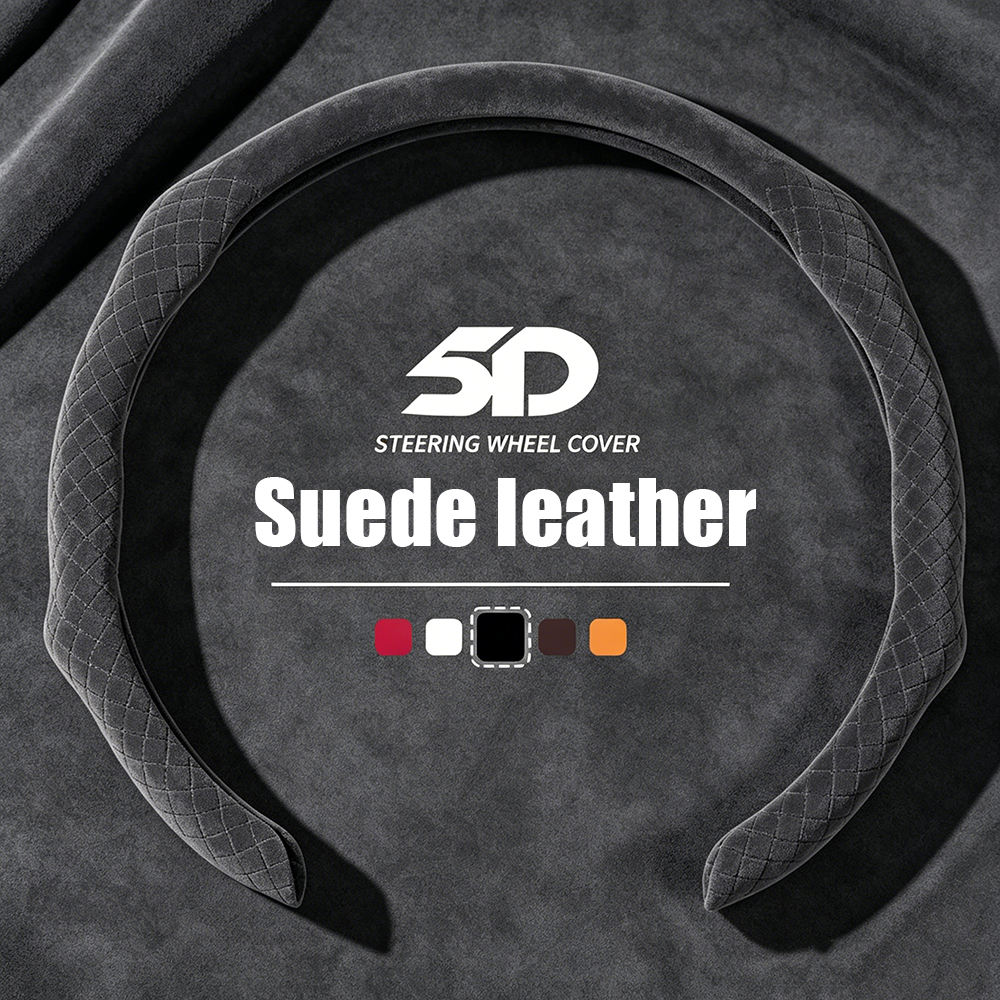 O/D Shaped Suede Steering Whee - D.A.D Car Accessories incelemesi ve fiyatı