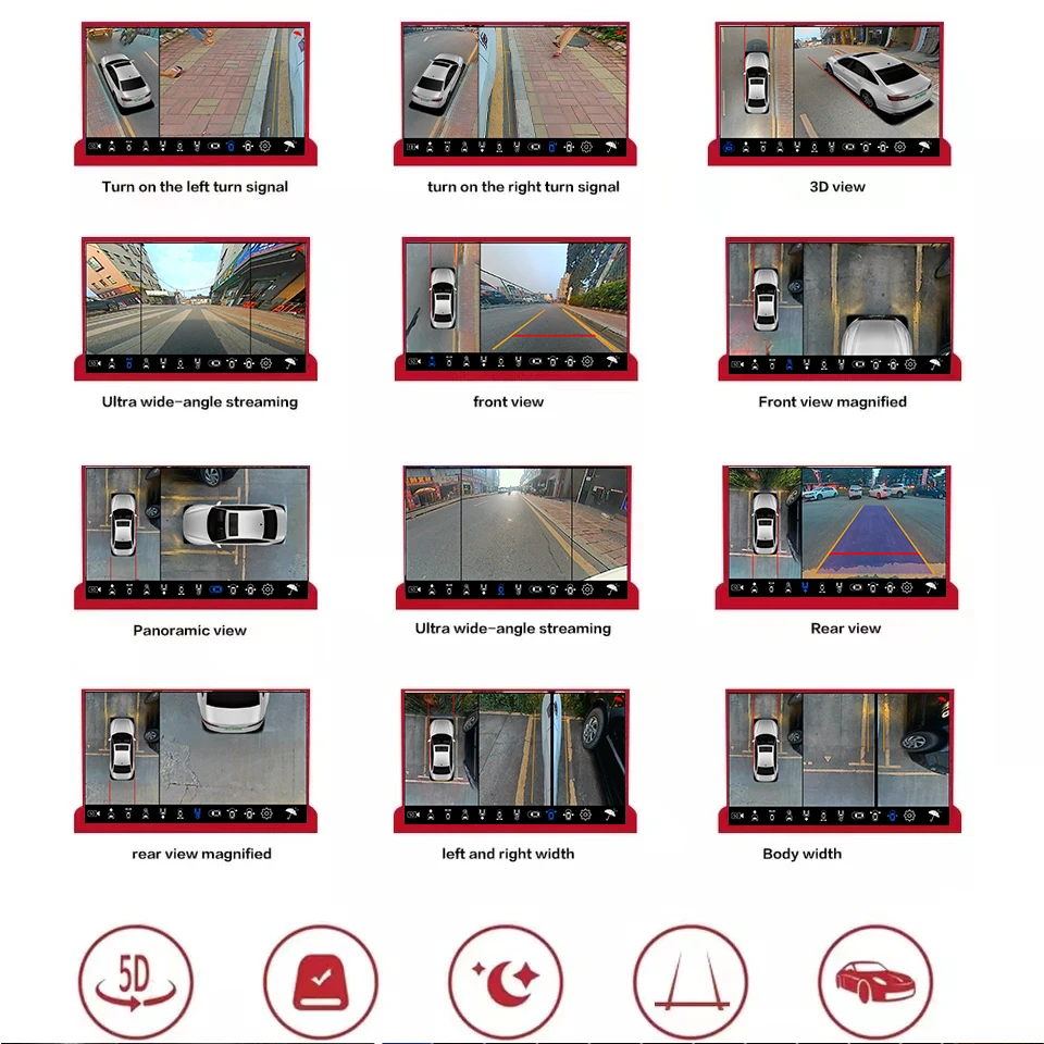 Car 360 Panoramic Camera Drivi - Car Accessories For Night Driving incelemesi ve fiyatı