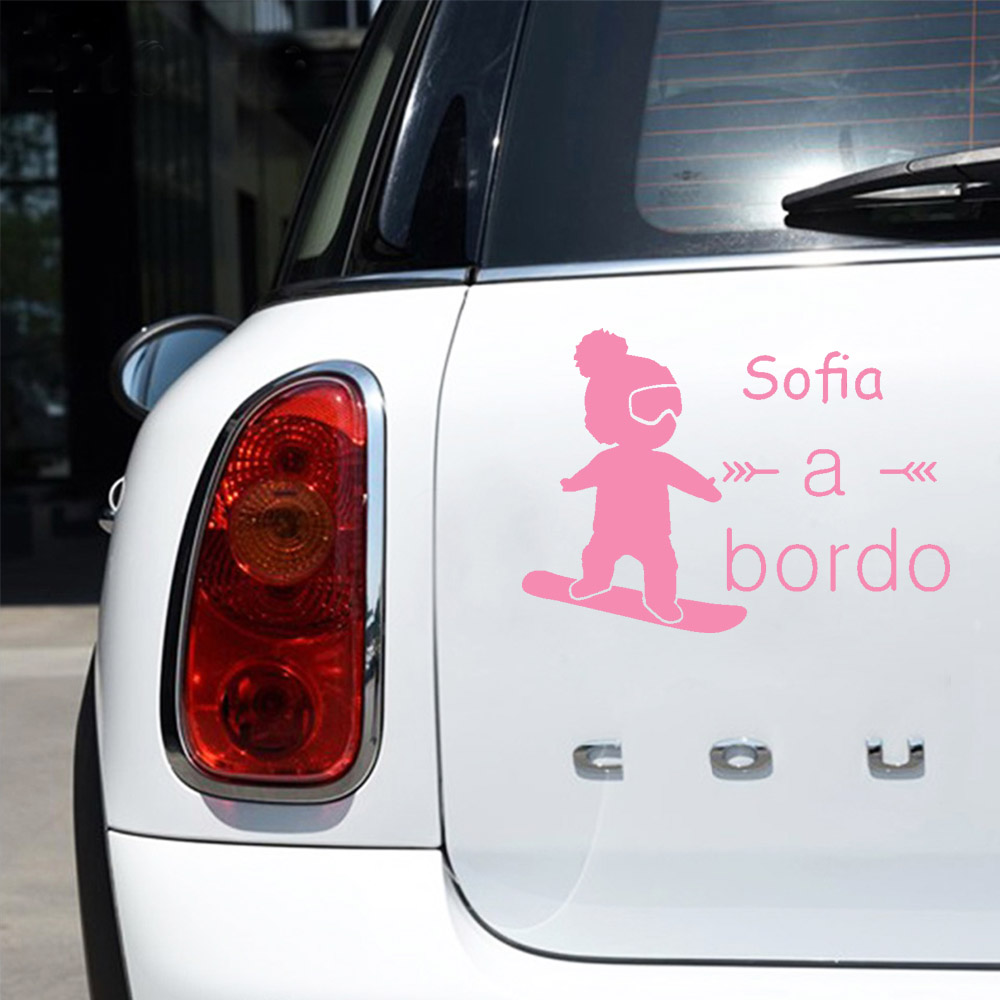 1pc Vinyl baby a bordo colorfu - Car Accessories Gifts incelemesi ve fiyatı