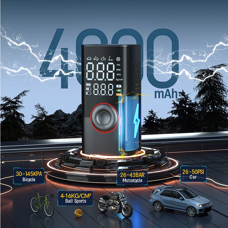 Rechargeable Air Pump Tire Inf - Car Portable Tire Inflator incelemesi ve fiyatı