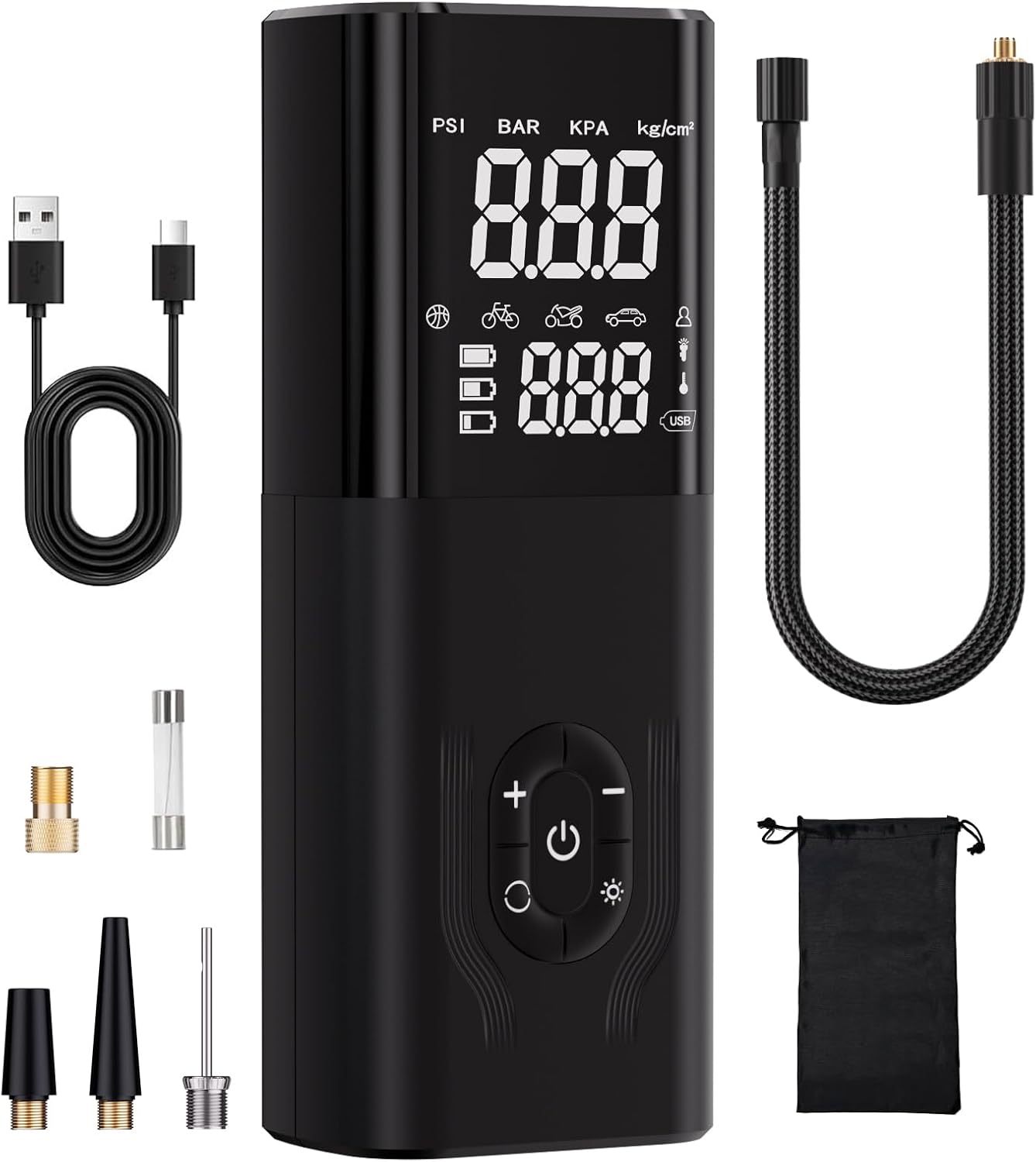 Portable Air Compressor 180PSI - Car Portable Tire Inflator incelemesi ve fiyatı