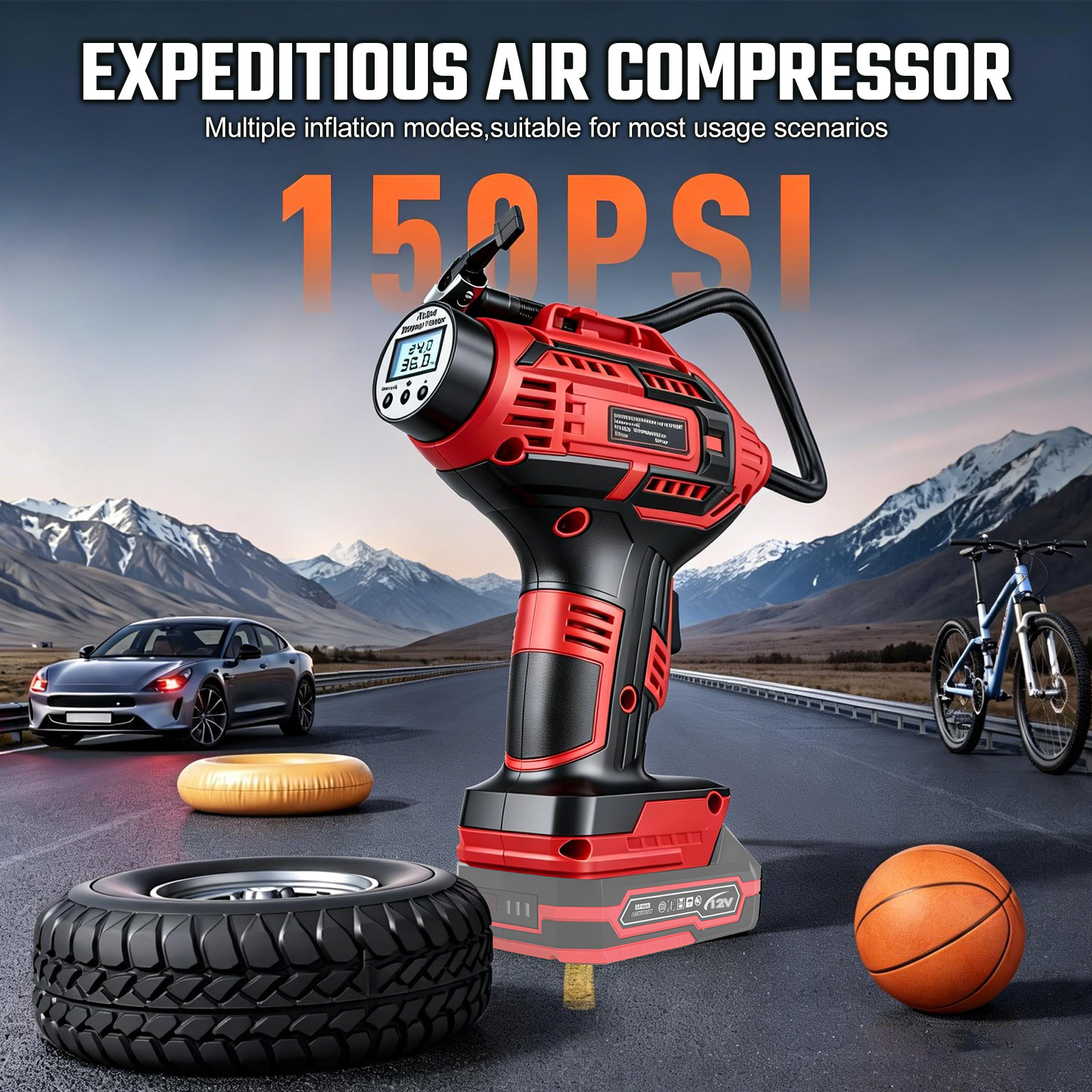 ​​20V Portable Car Tire Inflat - Car Portable Tire Inflator incelemesi ve fiyatı