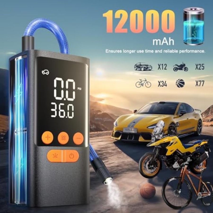 Tire Inflator Portable Air Com - Car Portable Tire Inflator incelemesi ve fiyatı