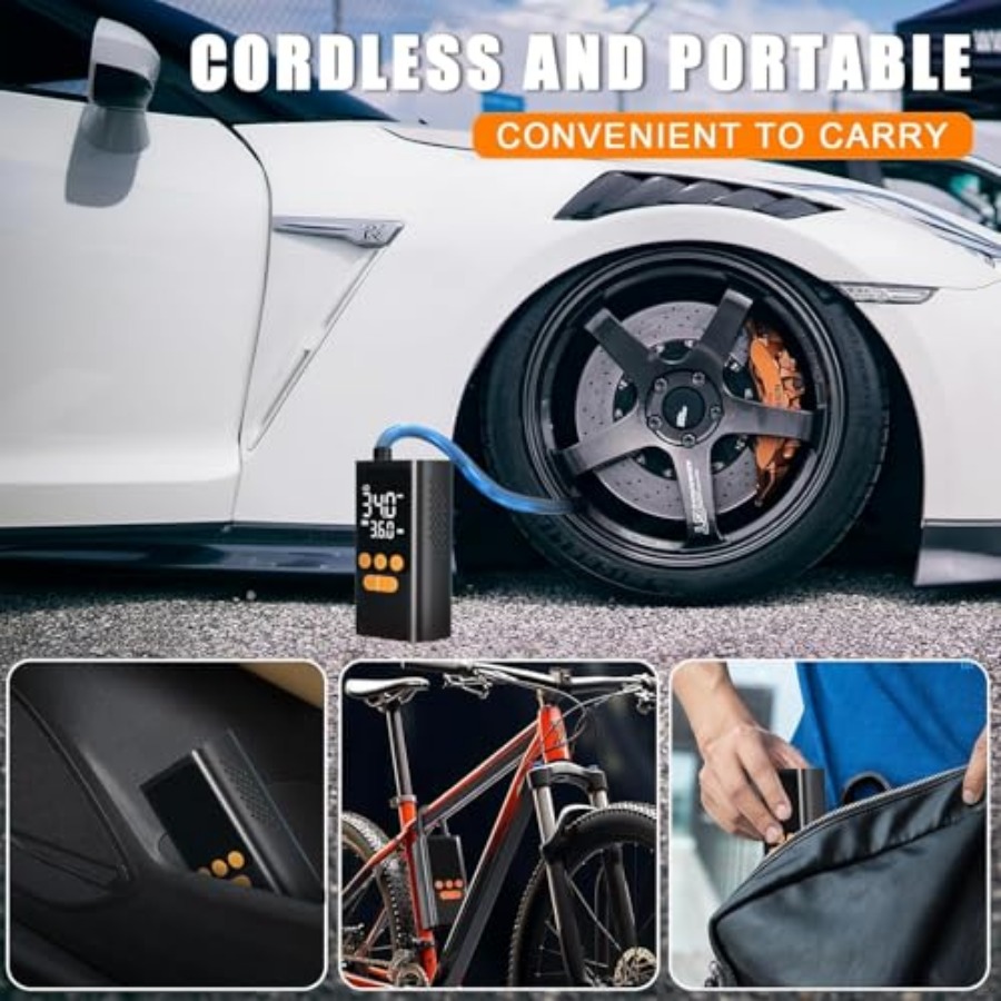 Tire Inflator Portable Air Com - Car Portable Tire Inflator incelemesi ve fiyatı