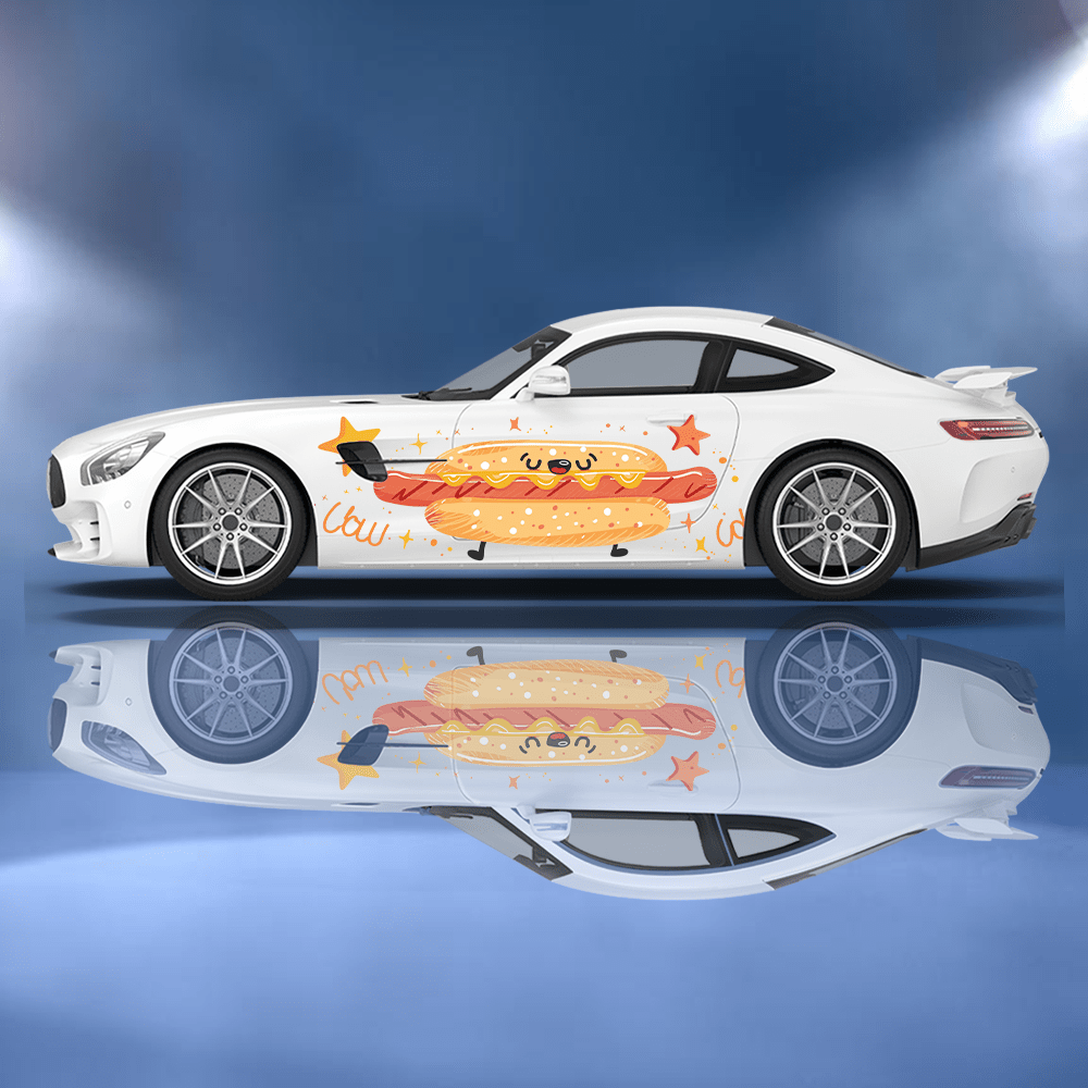 Funny Cartoon Hot Dog Bun Car  - Car Accessories Bunnings incelemesi ve fiyatı