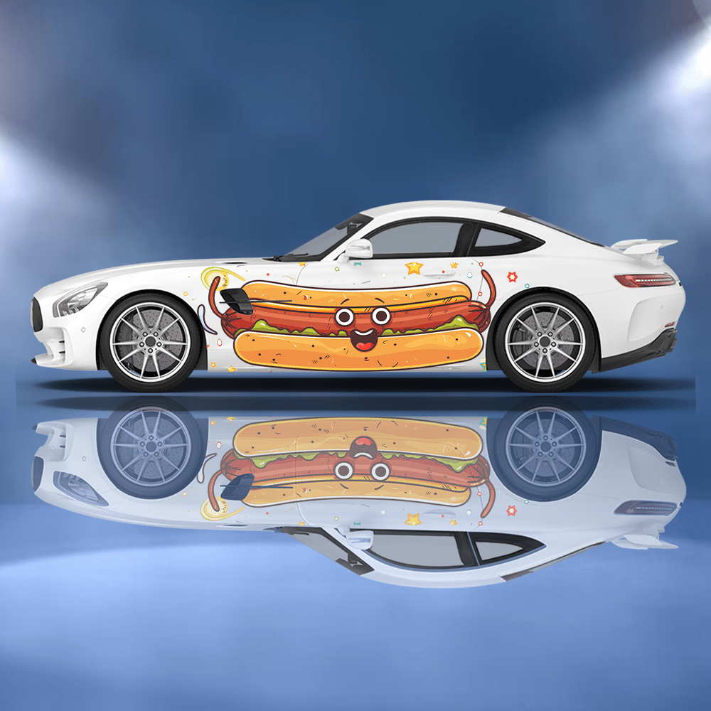 Funny Cartoon Hot Dog Bun Car  - Car Accessories Bunnings incelemesi ve fiyatı