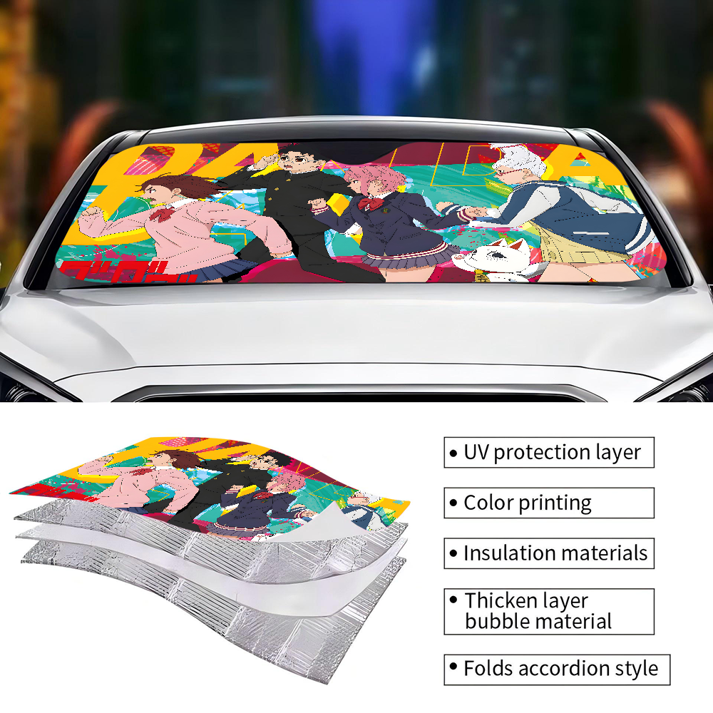 Anime D-dandadan Car Window Su - D.A.D Car Accessories incelemesi ve fiyatı