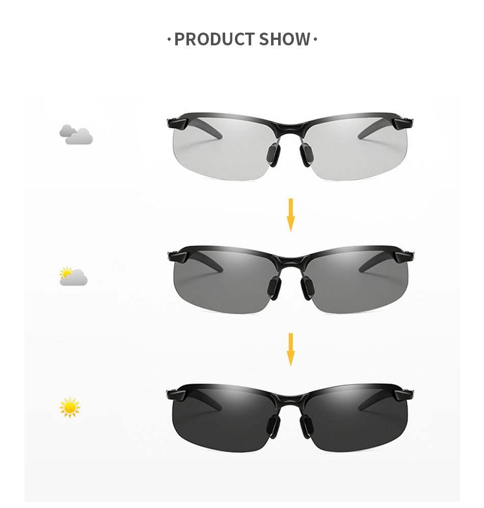 Photochromic Sunglasses Men Po - Car Accessories For Night Driving incelemesi ve fiyatı