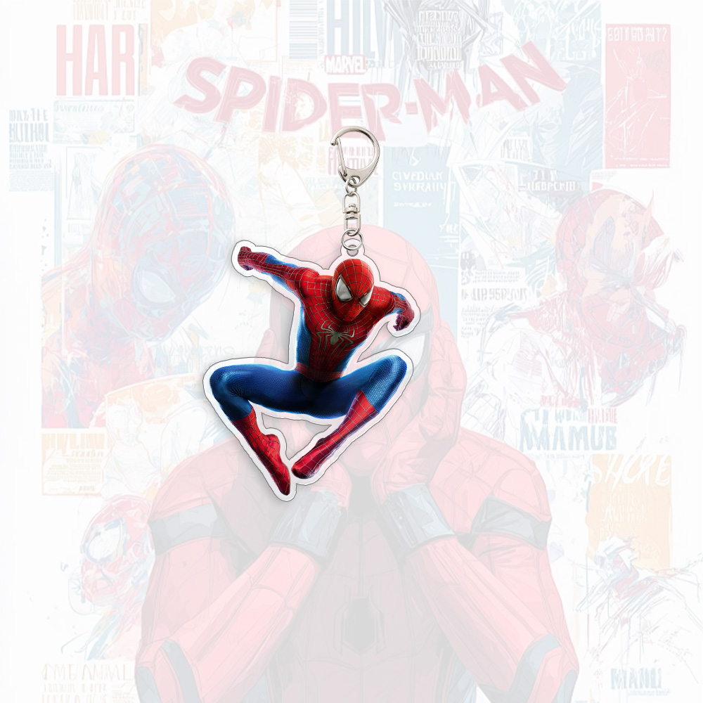 Spider Man Acrylic Keychain An - Car Accessories Gifts incelemesi ve fiyatı
